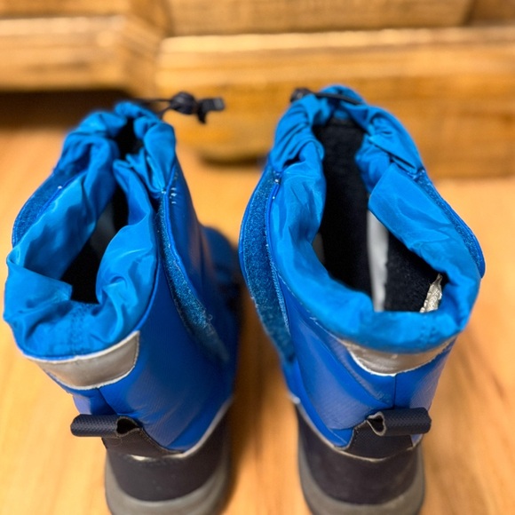 Lands’ End Blue Kid’s Snow/Rain Blue Puffer Boots. Insulated, Pull-On. Size: 12M - Picture 8 of 11
